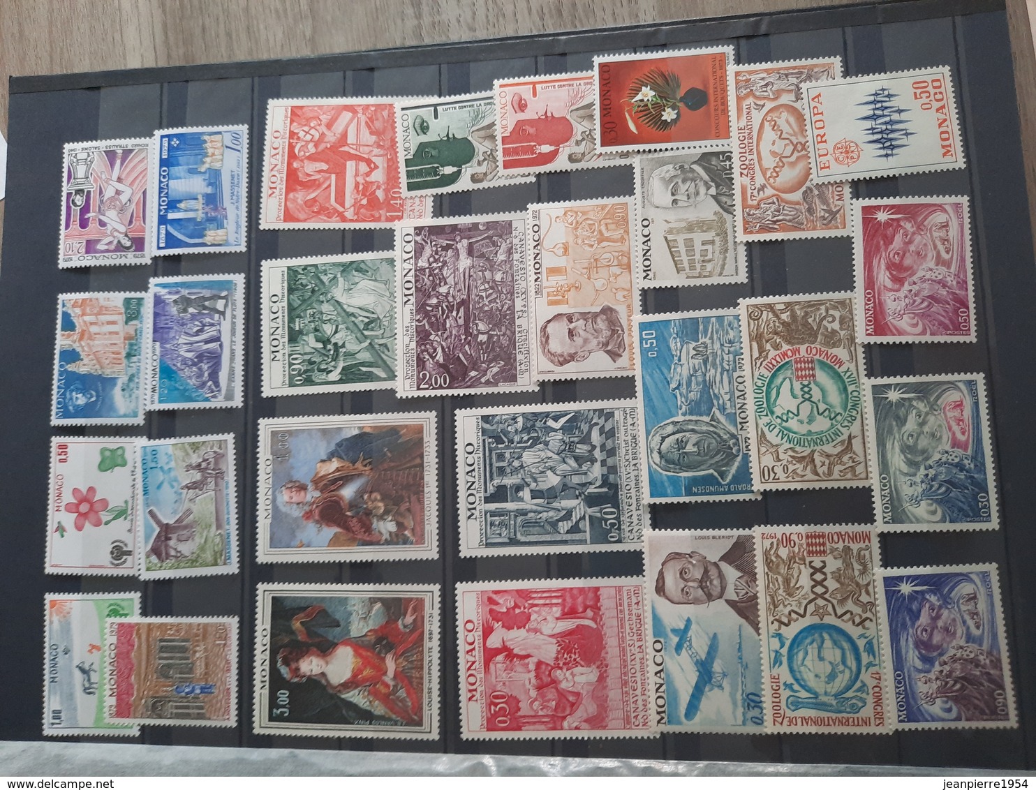 timbres du monde (avec monaco neuf