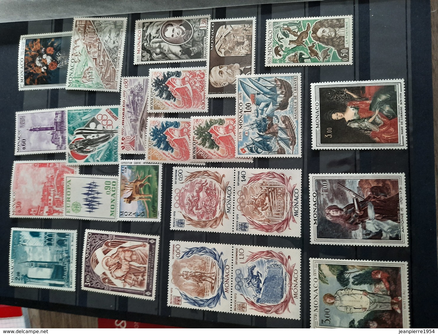 timbres du monde (avec monaco neuf