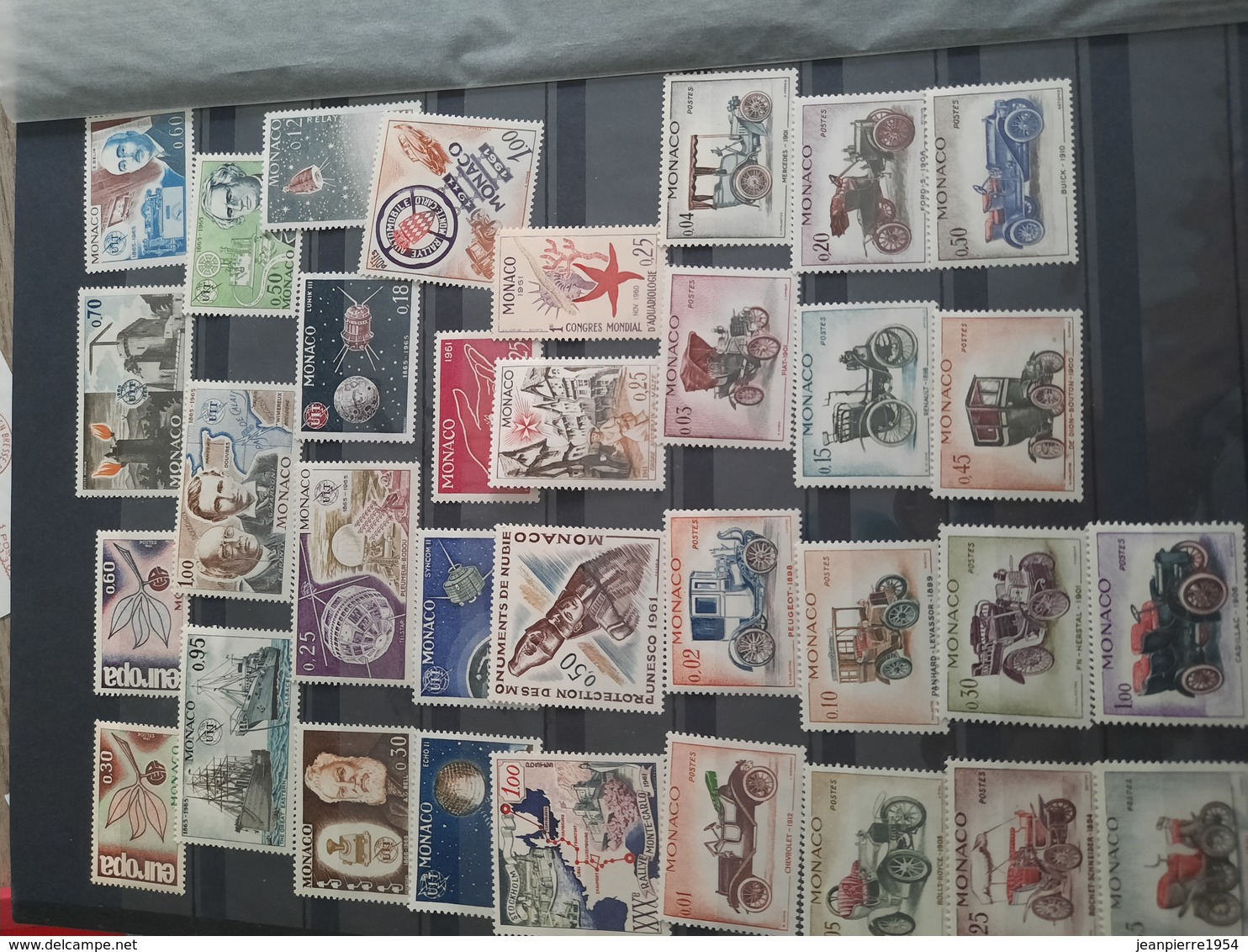 timbres du monde (avec monaco neuf