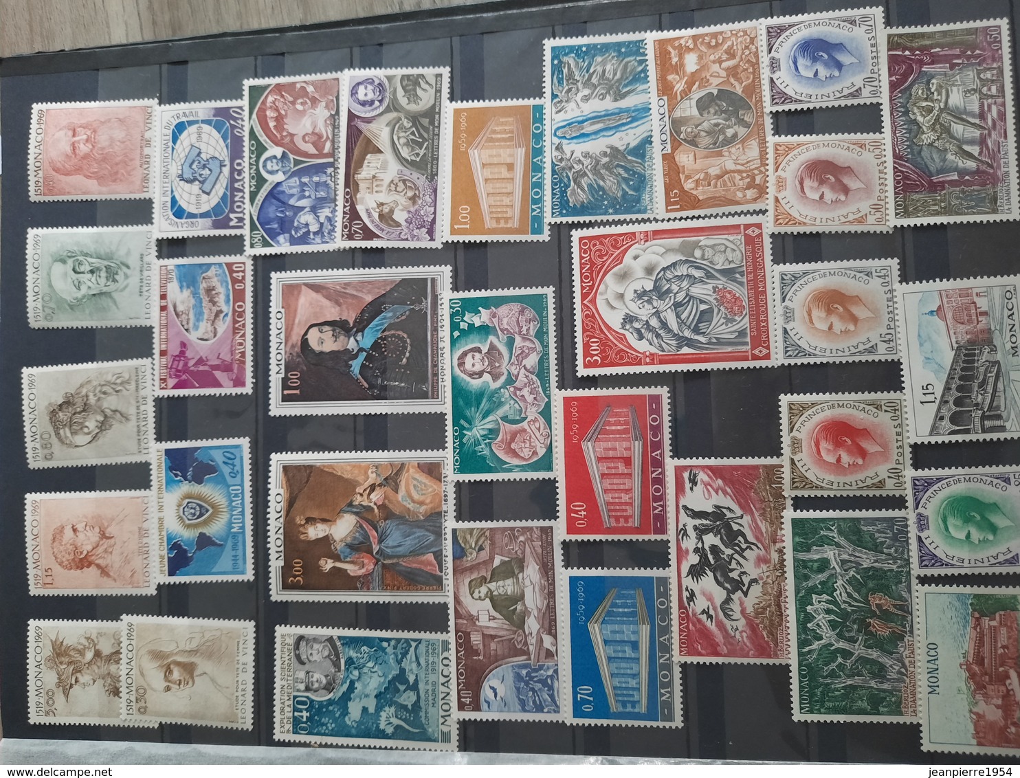 timbres du monde (avec monaco neuf