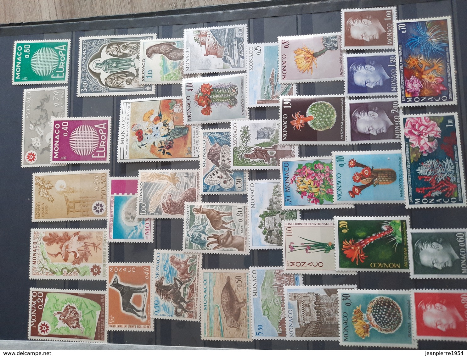 timbres du monde (avec monaco neuf