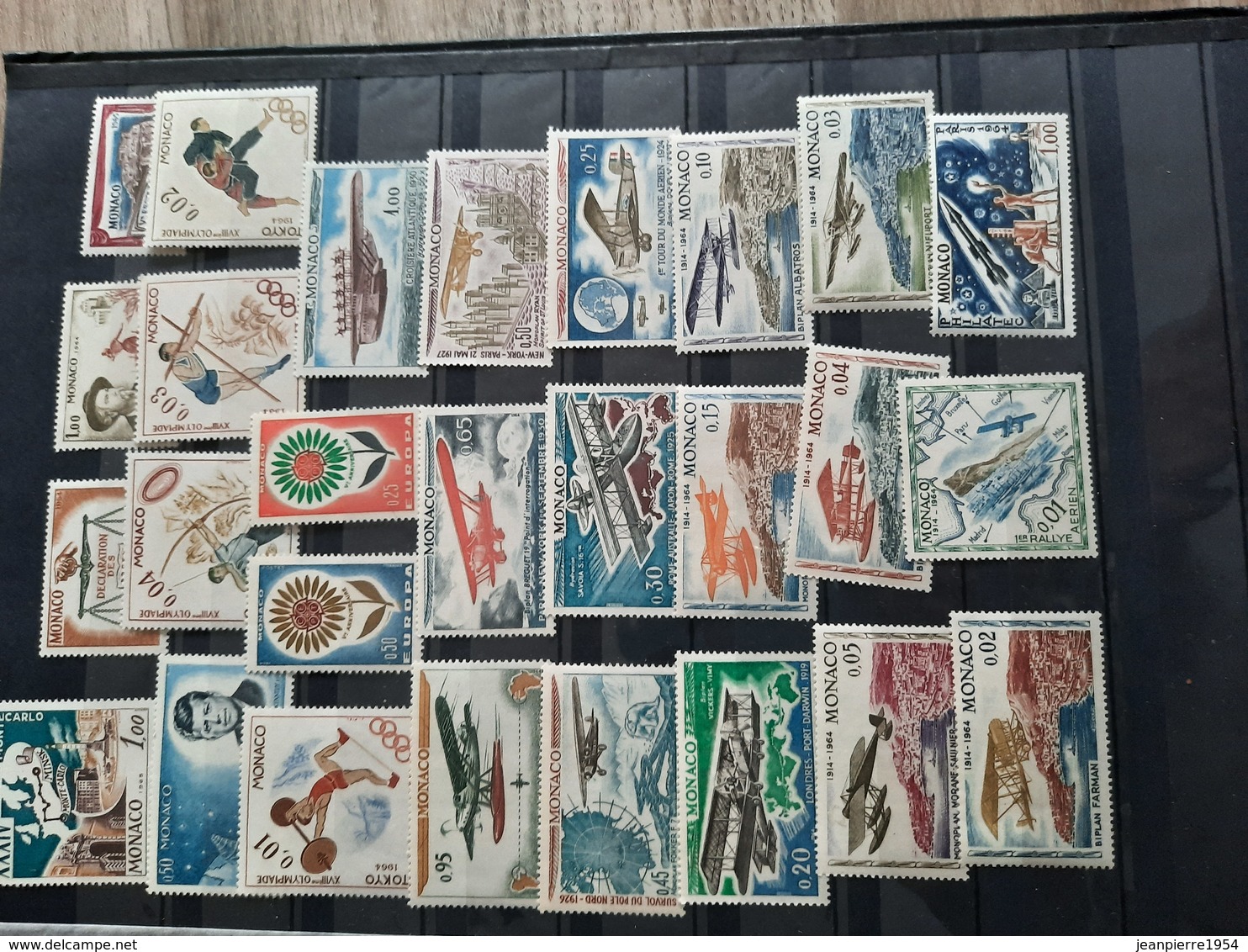 timbres du monde (avec monaco neuf