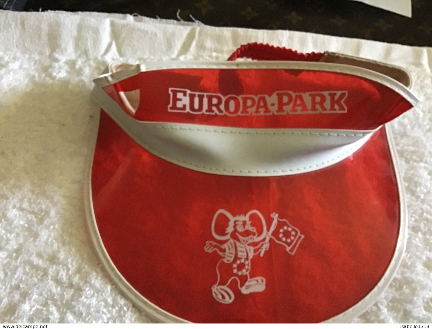 Ancienne Casquette Allemagne Europa Park Manège Parc D’attractions En L’état Voir Trou Sur Le Côté 1960 - Baseball-Caps