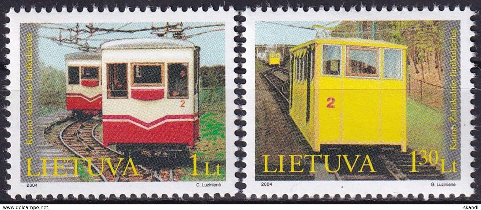 LITAUEN 2004 Mi-Nr. 859/60 ** MNH - Lituanie