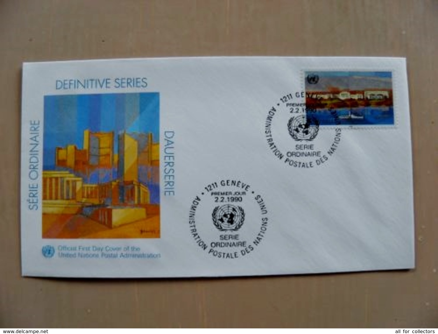 Fdc Cover UN United Nations Geneve Switzerland 1990 - Cartas & Documentos