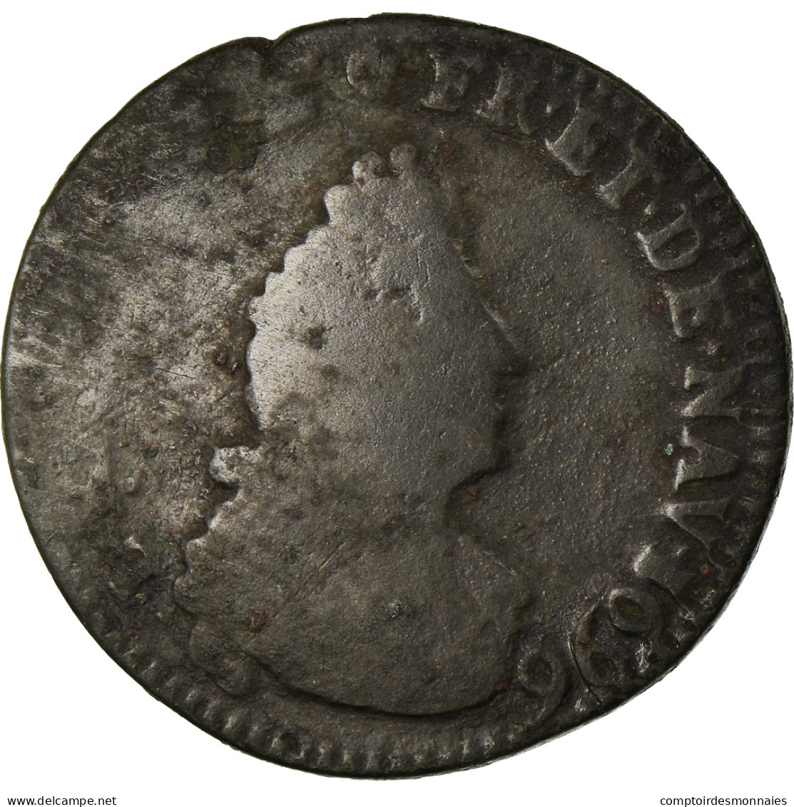 Monnaie, France, Louis XIV, Liard De France Au Buste âgé, Troisième Type - 1643-1715 Louis XIV Le Grand