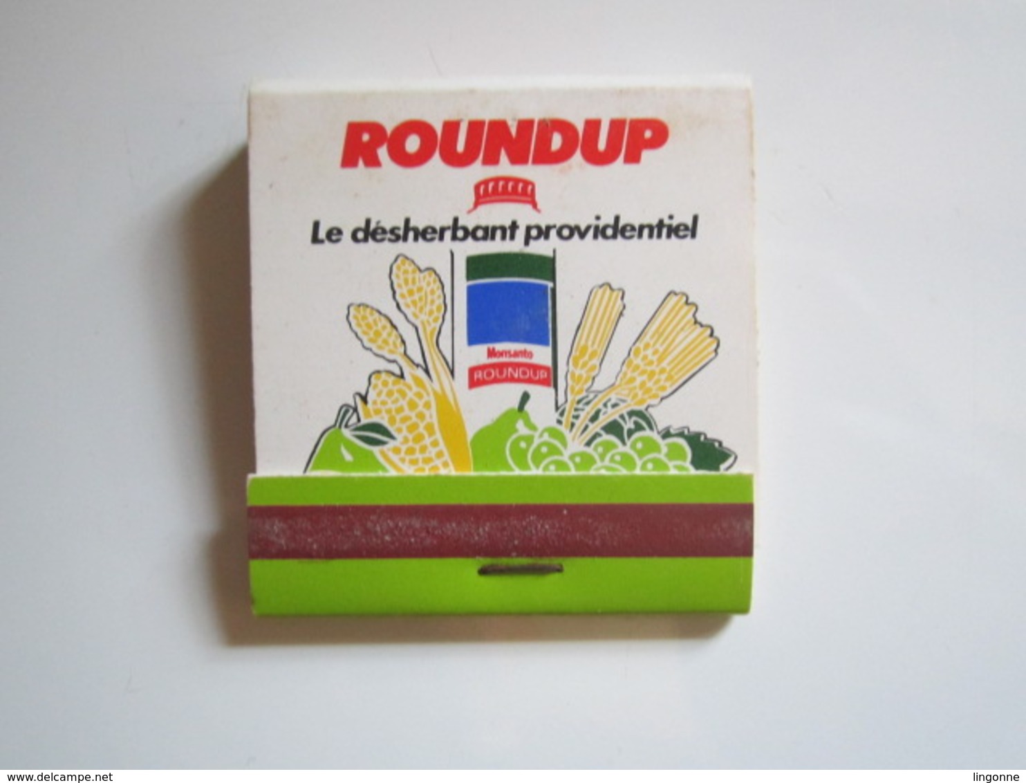 POCHETTE D'ALLUMETTES ROUNDUP LE DÉSHERBANT PROVIDENTIEL - Zündholzschachteln