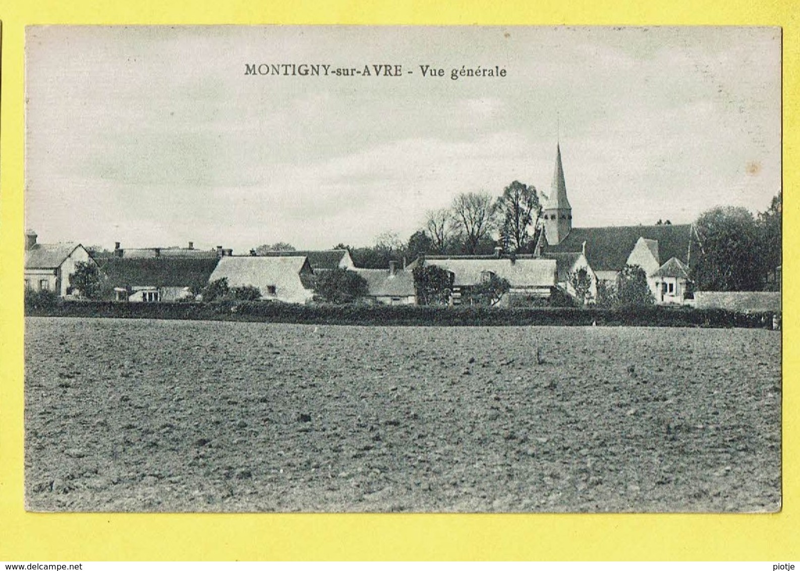 * Montigny Sur Avre (Dép 28 - Eure Et Loir - France) * (E. Desaix) Vue Générale, Panorama, église, Church, Kirche, TOP - Montigny-sur-Avre