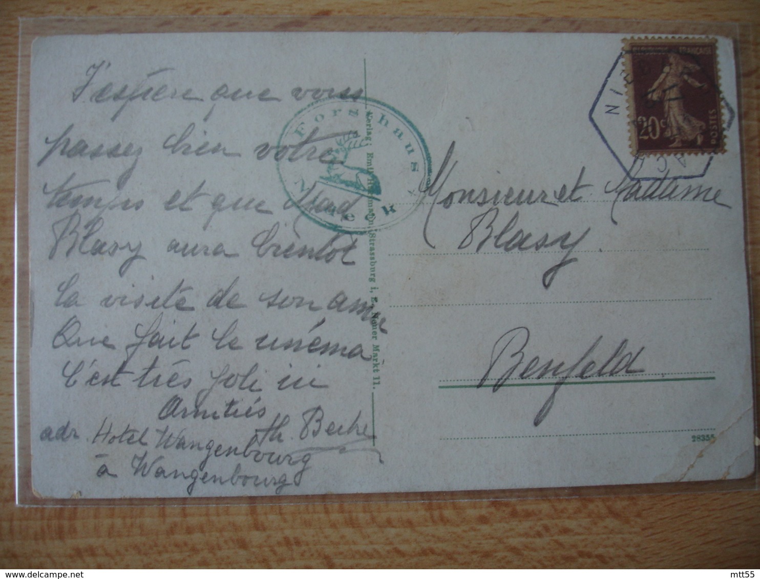 Lot De 3 Niederhaslach Recette Auxiliaire Sur Lettre - 1921-1960: Modern Period