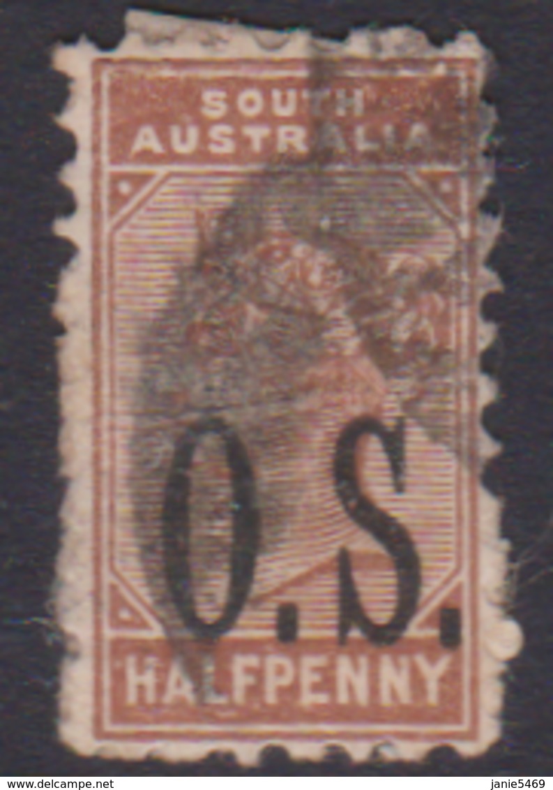 Australia South Australia SG O55 1894 Half Penny Brown  O.S.,used - Used Stamps