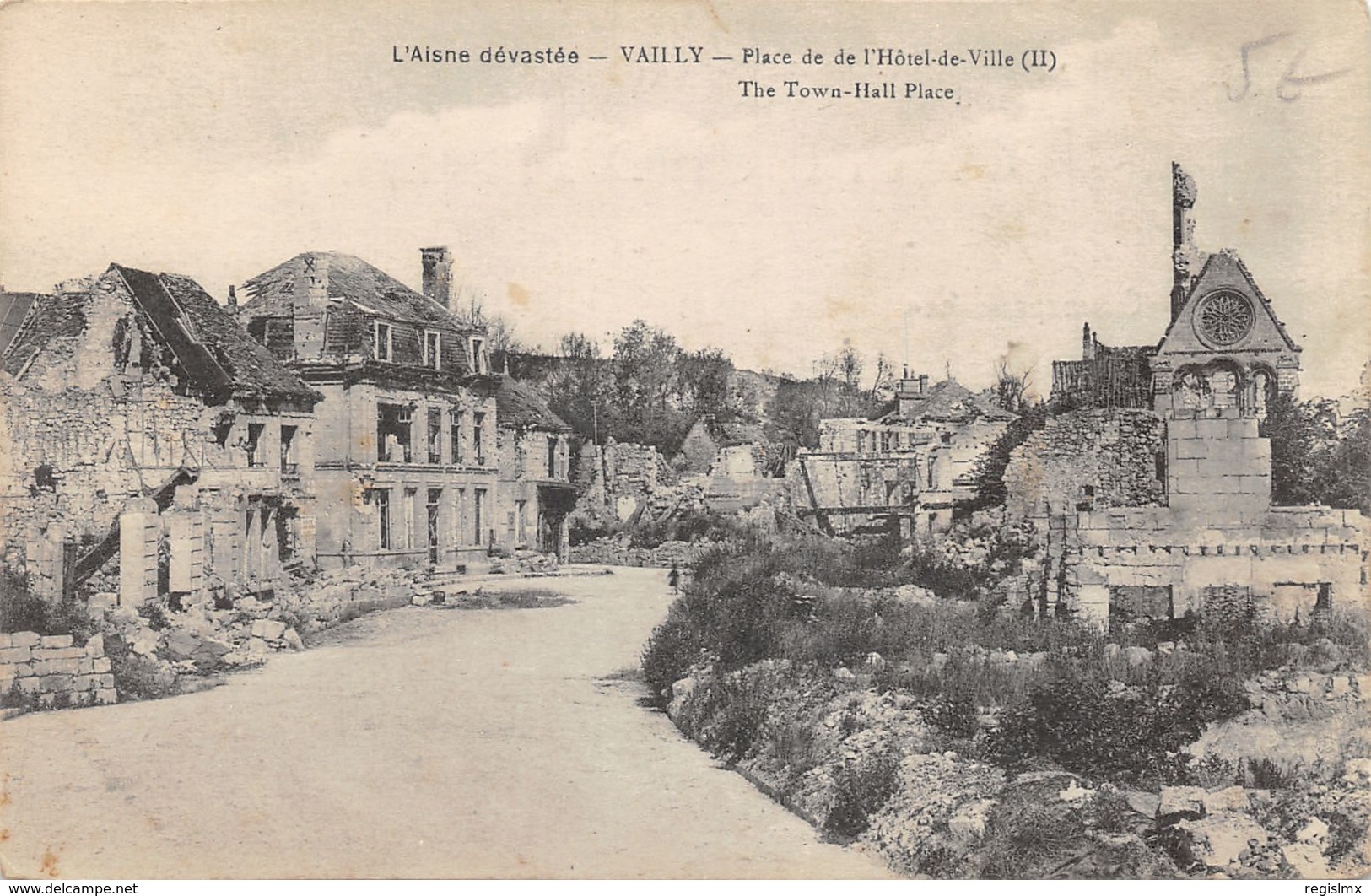 02-VAILLY SUR AISNE-DETRUITE-N°357-H/0147 - Autres & Non Classés