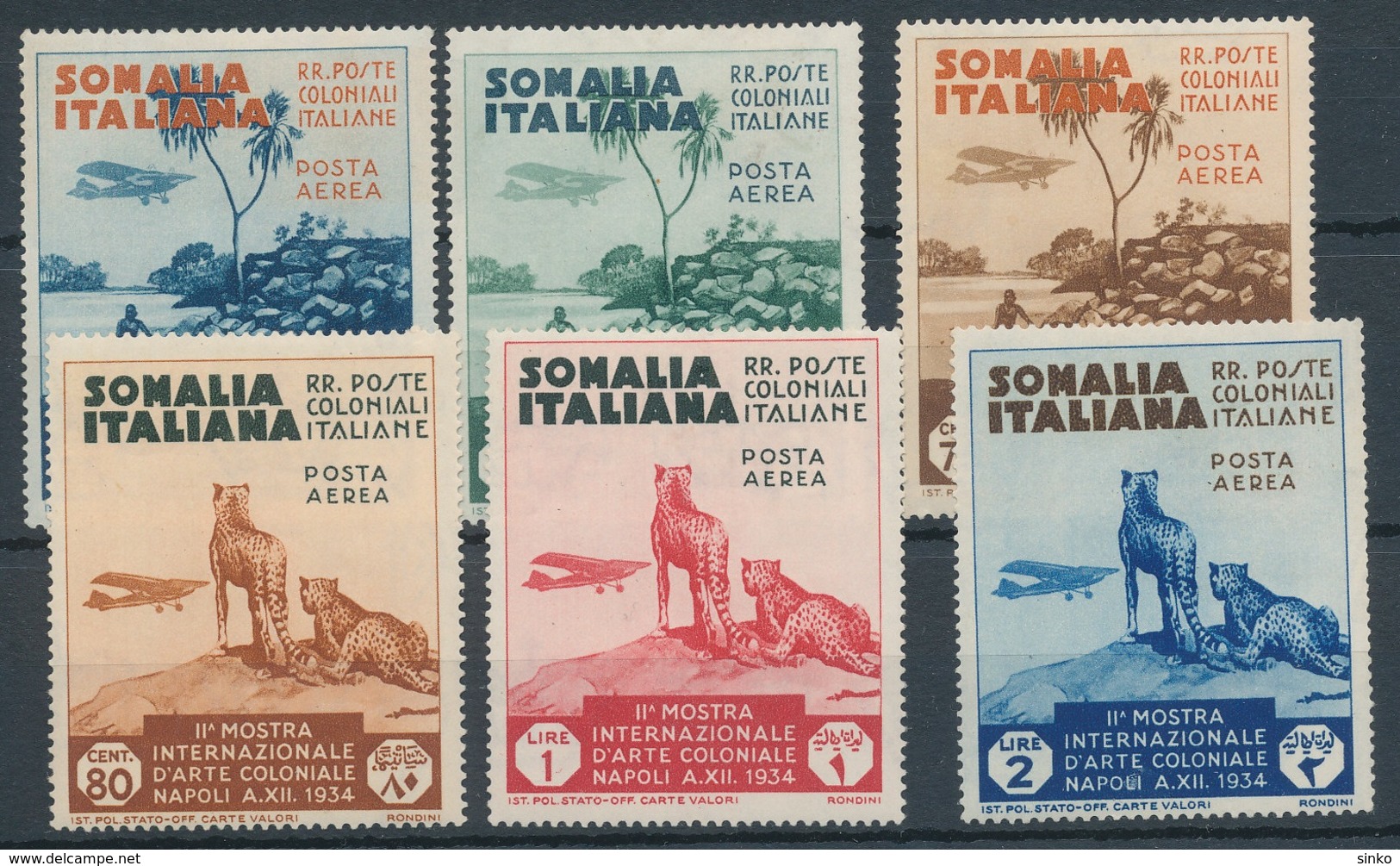 1934. Italian Colonies - Somalia - Somalia