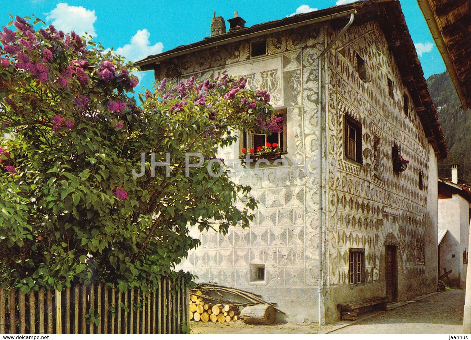 Andeer - Sgrafito Haus Aus Dem Jahre 1501 - 3361 - Switzerland - Unused - Andeer