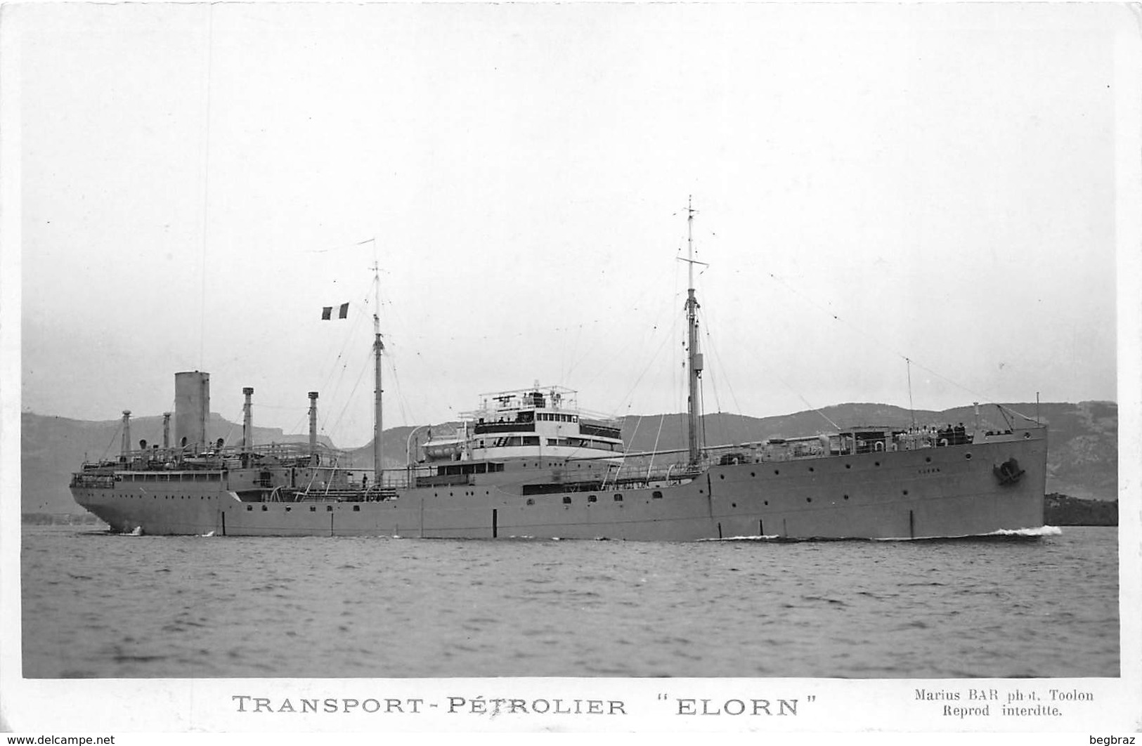 TRANSPORT PETROLIER  ELORN - Tankers