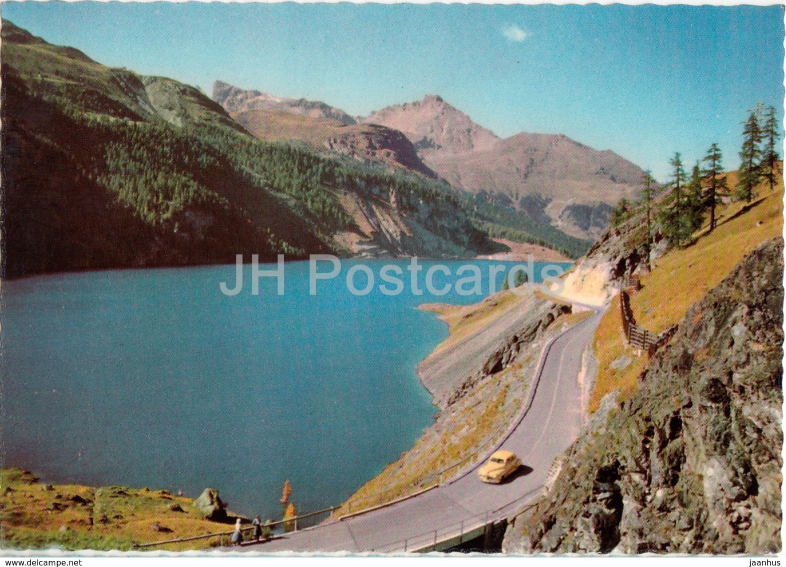 Stausee Marmorera Am Julierpass Gegen Piz Arblatsch - Switzerland - Unused - Marmorera