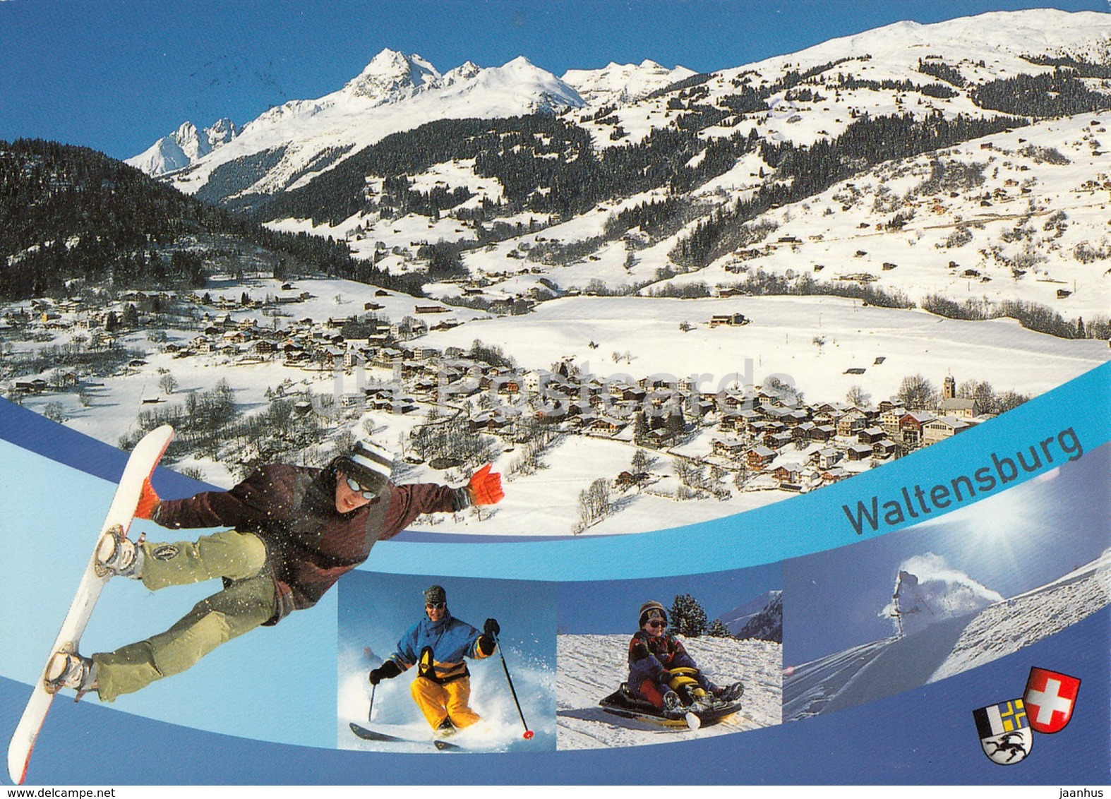 Waltensburg - Ski Resort - Snowboard - Skiing - Sledge - 2008 - Switzerland - Used - Waltensburg/Vuorz
