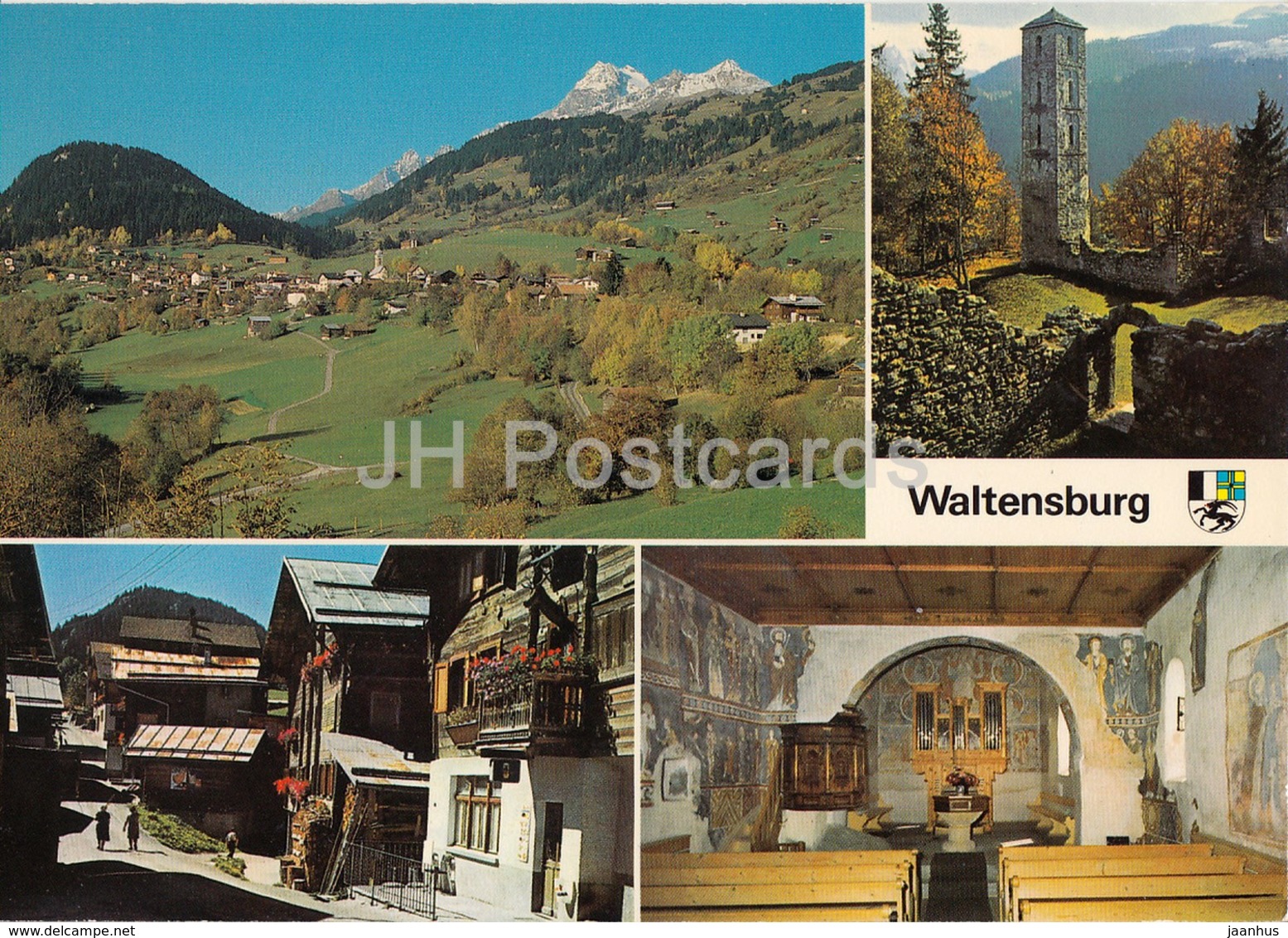 Waltensburg - Jorgenburg - Multiview - Switzerland - Unused - Waltensburg/Vuorz