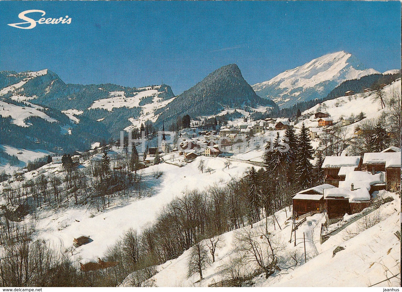 Seewis Im Prattigau 1000 M - Valzeiner Haupt  - Calanda - 1989 - Switzerland - Used - Seewis Im Prättigau