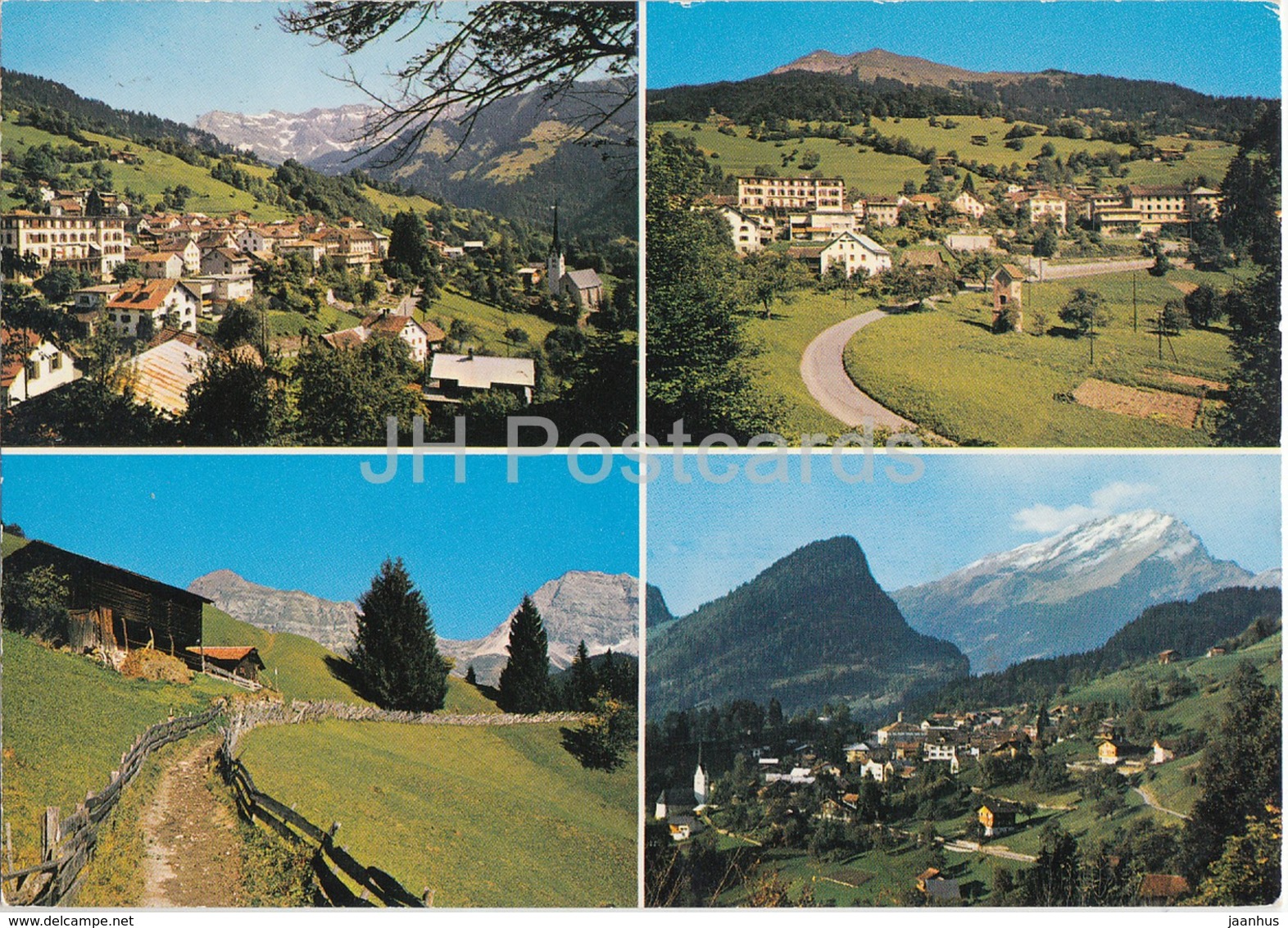 Seewis Im Prattigau 1000 M - Bergdorf - Multiview - 1971 - Switzerland - Used - Seewis Im Prättigau