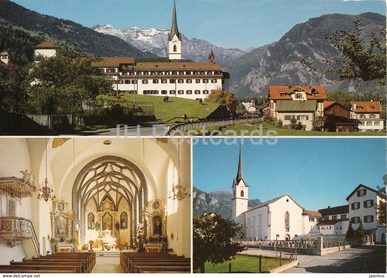 Cazis - Frauenkloster St Peter & Paul Mit Ringelspitz - Convent - Switzerland - Unused - Cazis