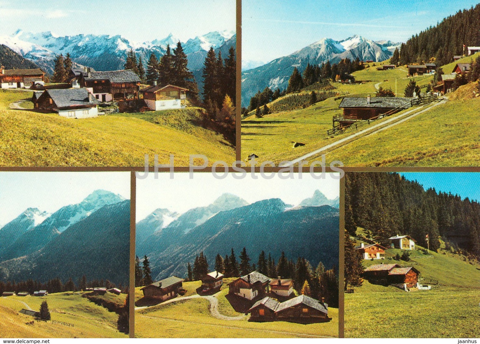 Falein 1844 M Bei Filisur - Albulatal - Graubunden - P Uertsch - Tinzenhorn - Aroser Rothorn - Switzerland - Used - Filisur