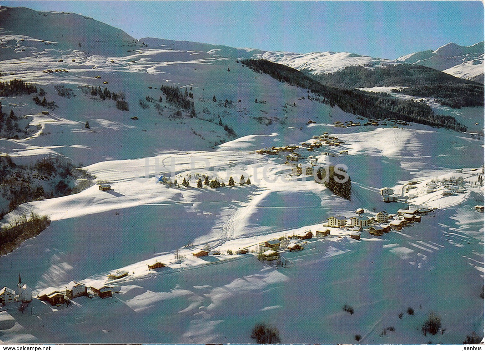 Obersaxen - Graubunden - Affeier - Egga - Misanenga - Miranga - 1990 - Switzerland - Used - Obersaxen
