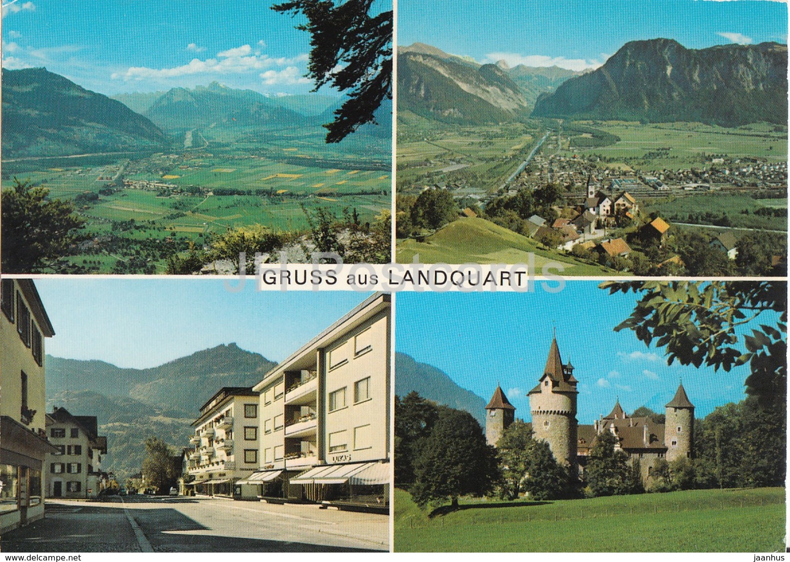 Gruss Aus Landquart - Mastrils - Schloss Marschlins - Castle - Switzerland - Unused - Landquart