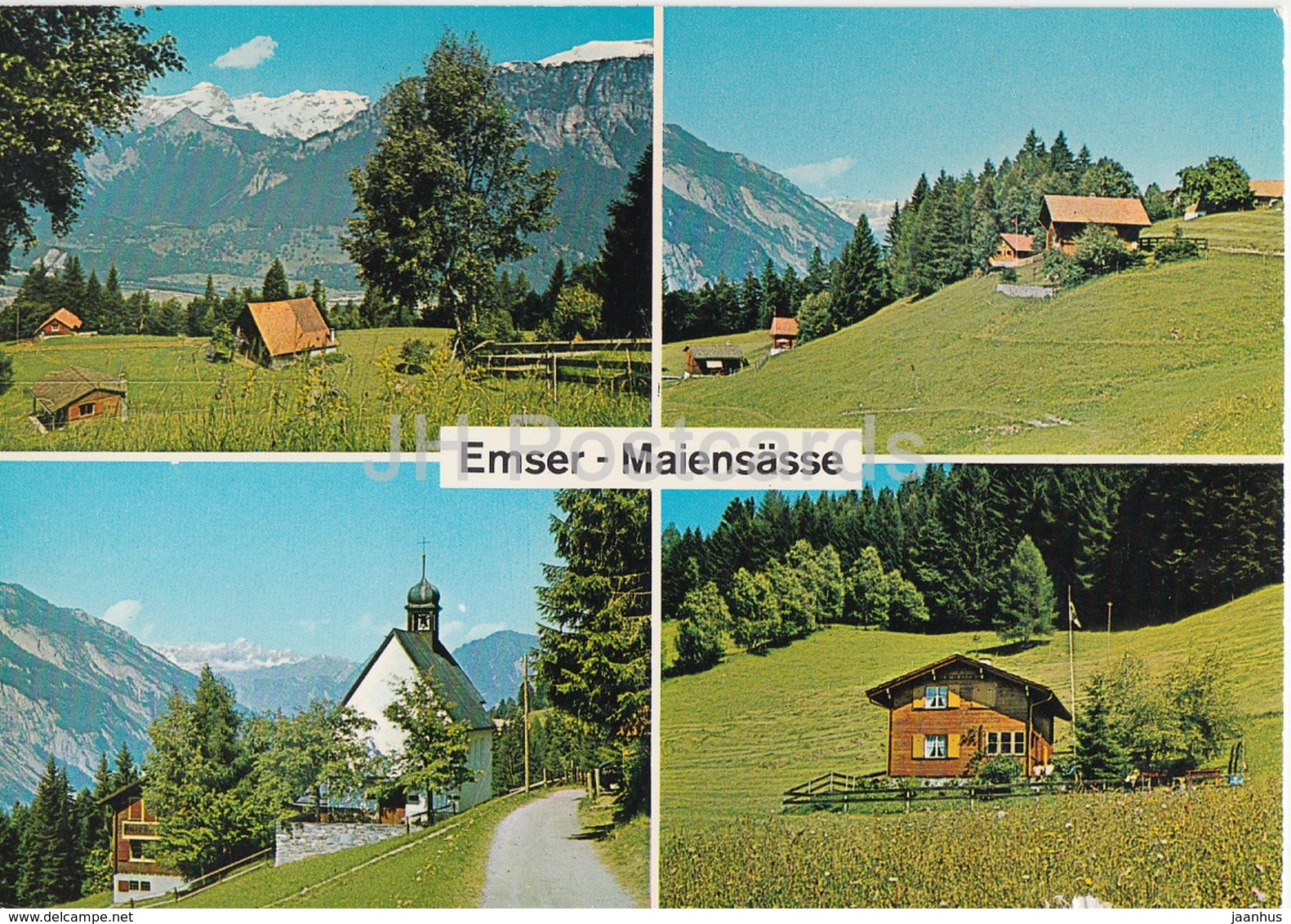 Emser Maiensasse - Ringelspitze - Kapelle - Scesaplana - Restaurant Mirada - Switzerland - Used - Domat/Ems