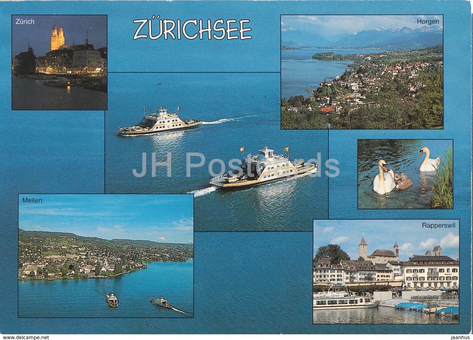Zurichsee - Rapperswil - Meilen - Ferry - Horgen - 1997 - Switzerland - Used - Horgen