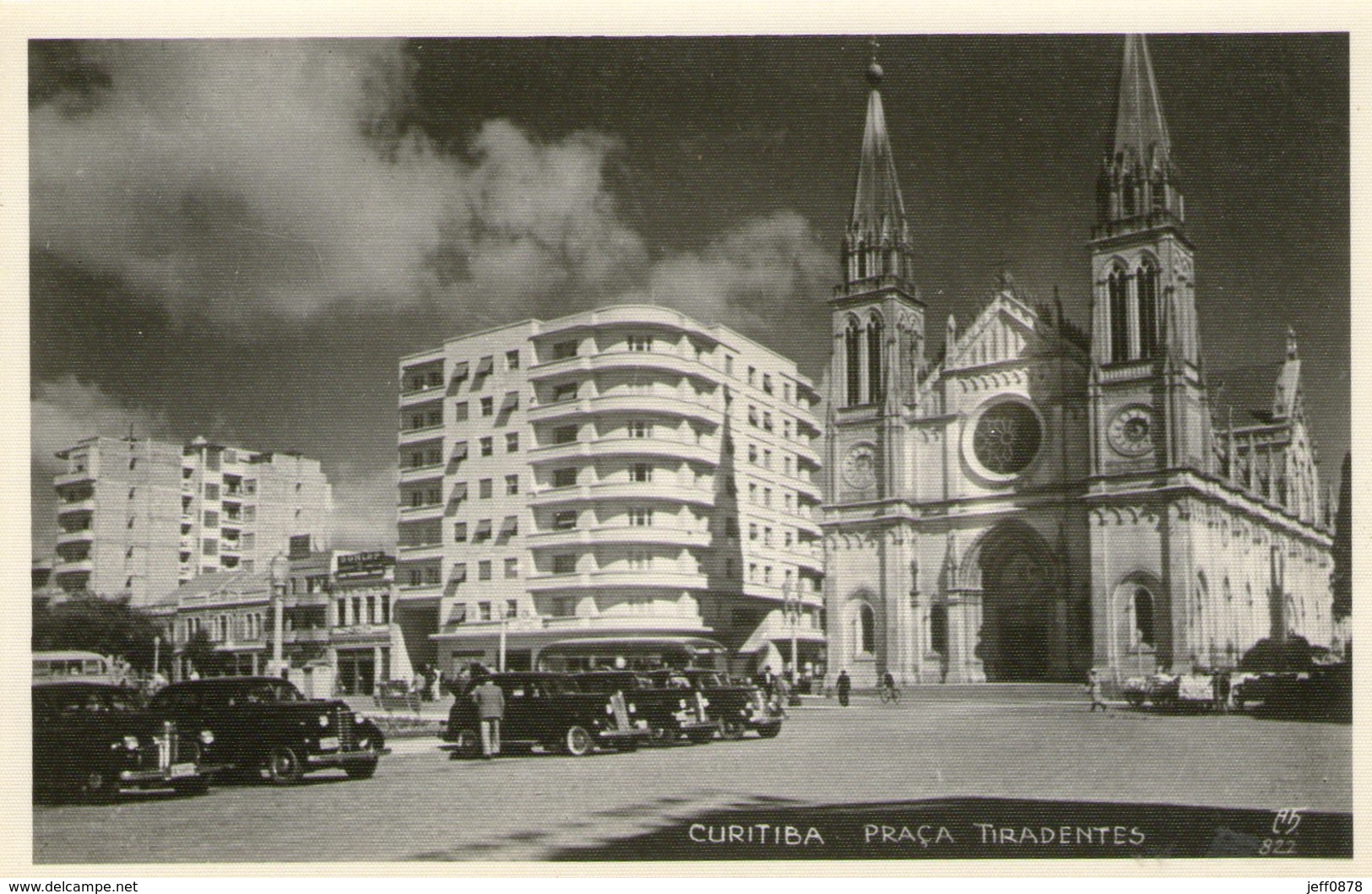 BRAZIL - BRESIL - CURITIBA - Praça Tiradentes - Carte Photo - Très Bon état - Curitiba