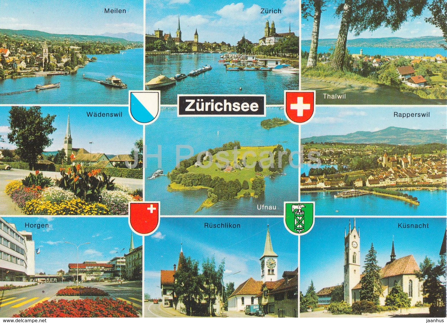 Zurichsee - Meilen - Zurich - Thalwil - Wadenswil - Ufnau - Rapperswil - Horgen - 19571 - Switzerland - Unused - Rapperswil