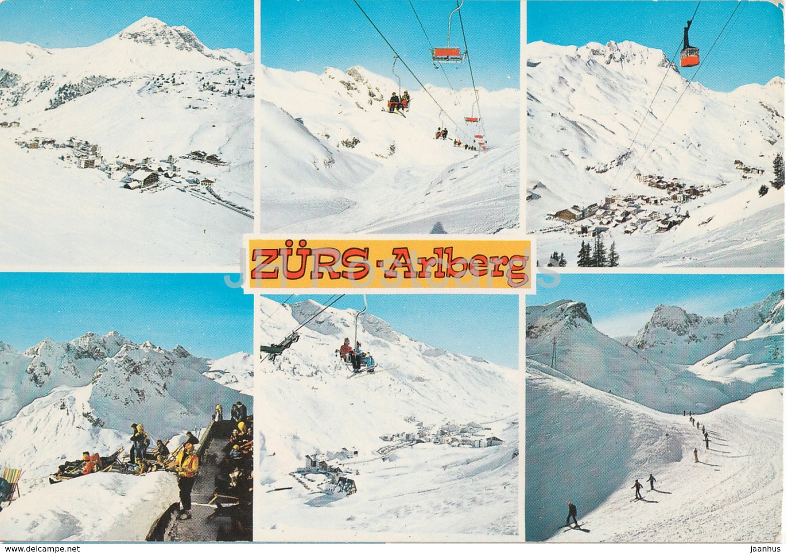 Zurs - Arlberg - Ski Resort - Cable Car - Multiview - 14 - Austria - Unused - Zürs