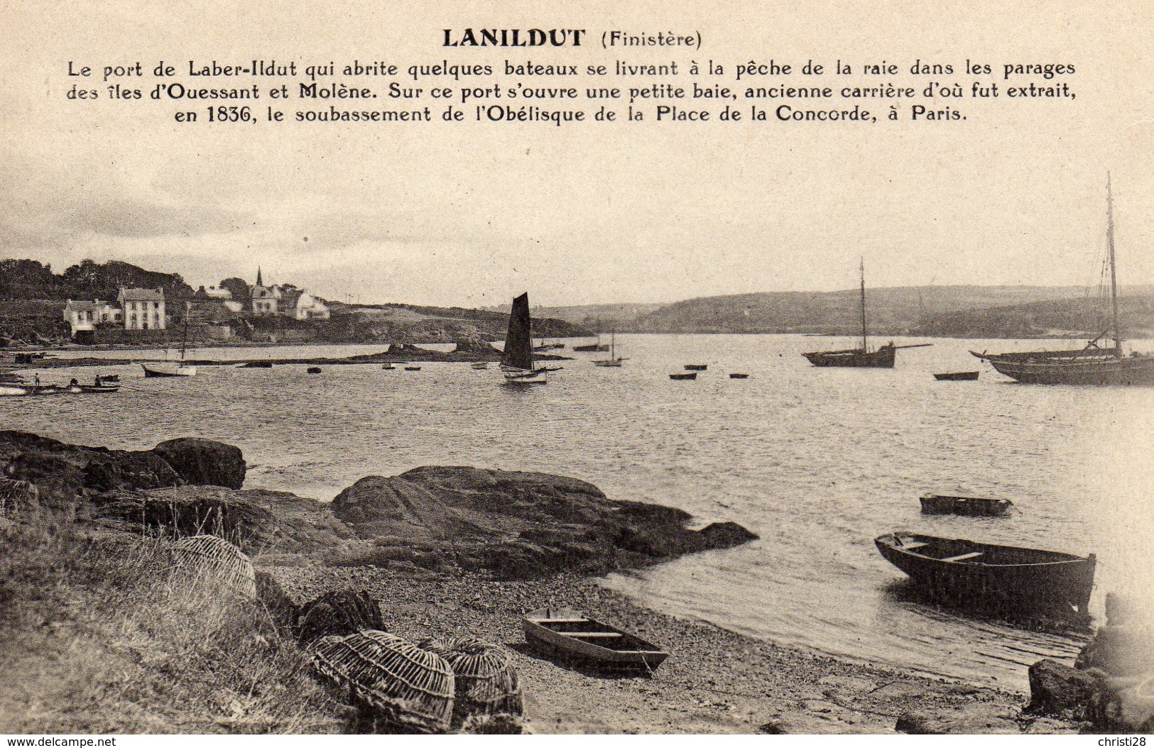 DPT 29 LANILDUT Le Port De Laber-Ildut - Otros & Sin Clasificación