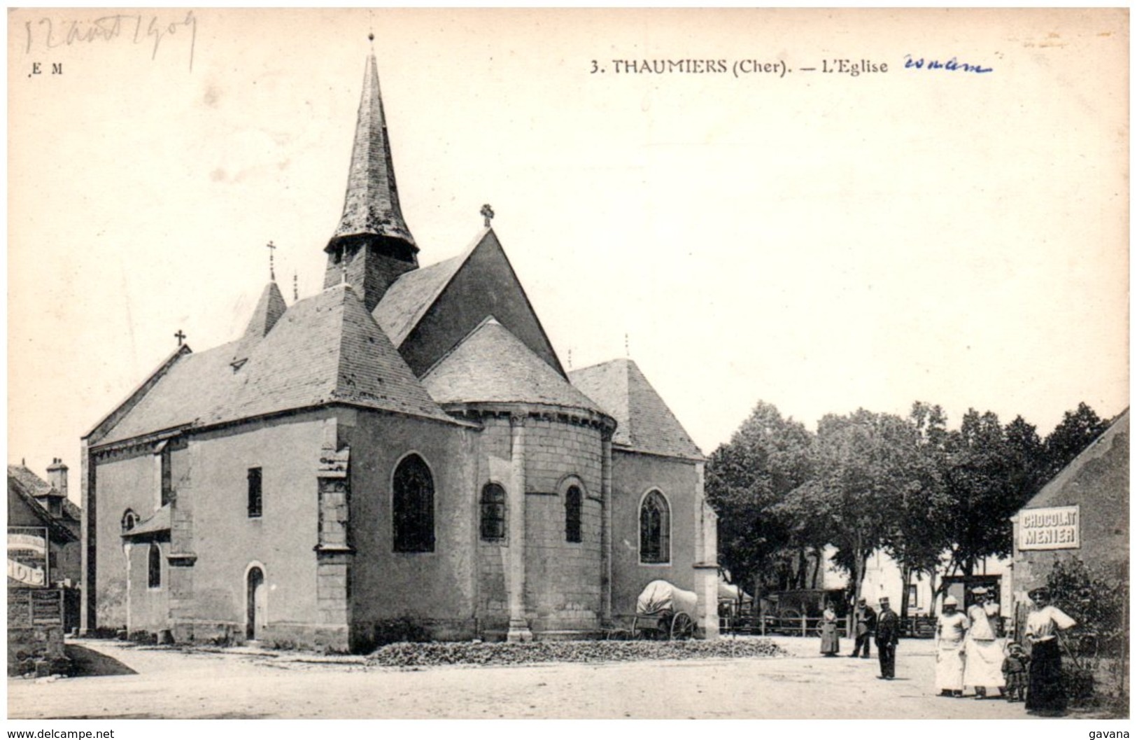 18 THAUMIERS - L'église - Thaumiers