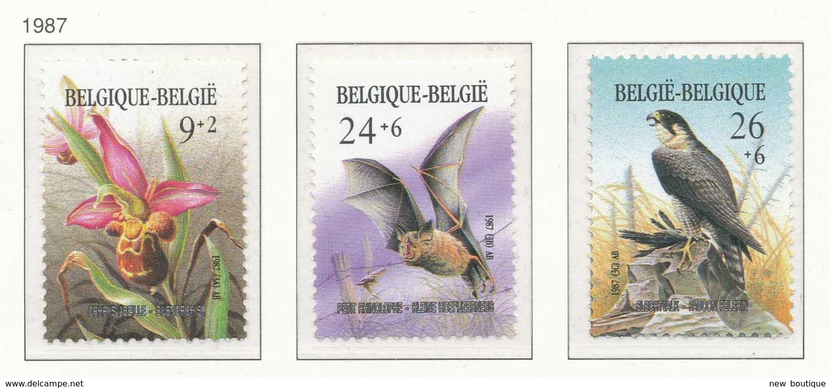 NB - [152678]TB//**/Mnh-N° 2244/46, Environnement, Fleurs, Mammifères, Animaux Et Oiseau, Rapace, SC, SNC - Neufs