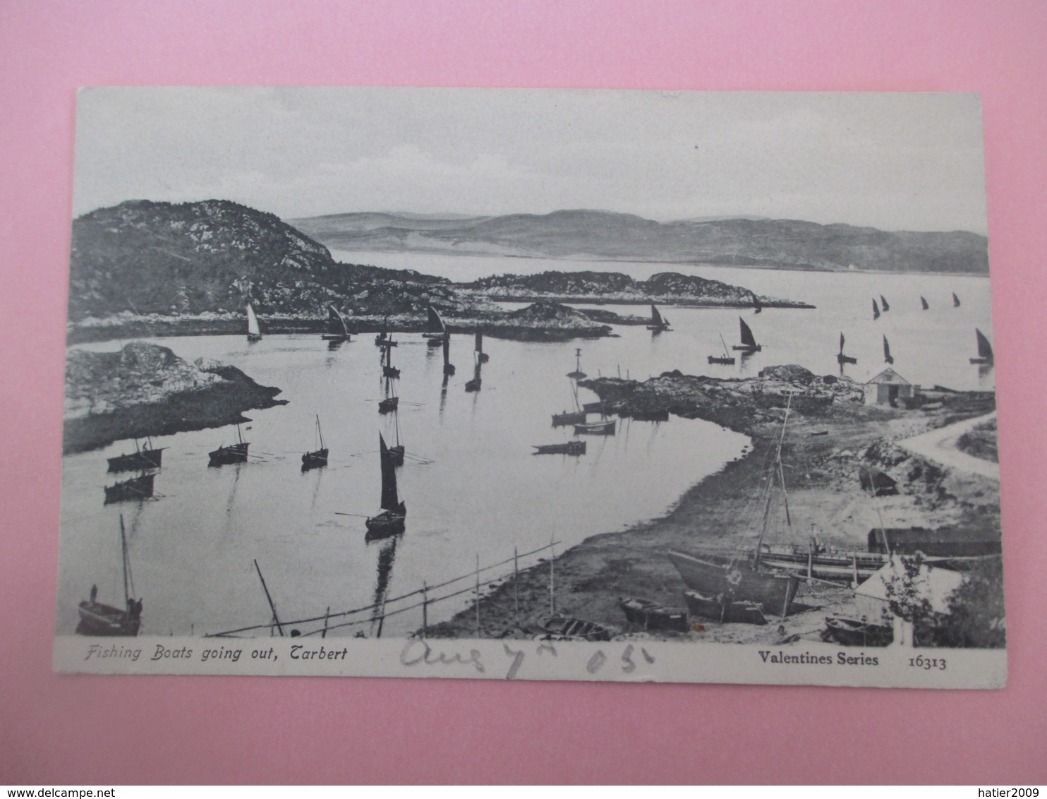 Fishing Boats Going Out TARBERT_Valentines Series 163132_1905' - Inverness-shire