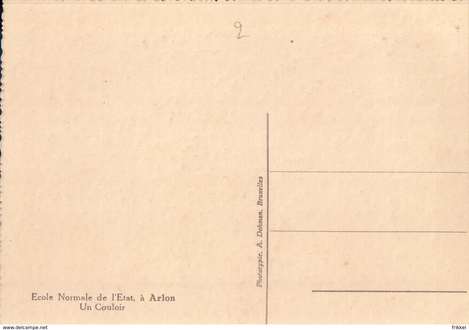 Ecole Normale De L'Etat à Arlon Un Couloir - Aarlen