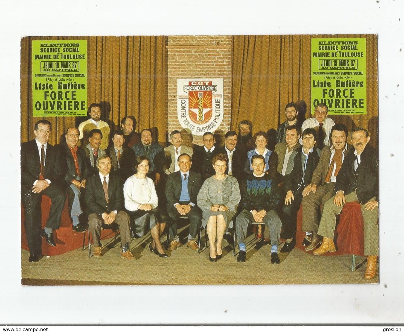 FORCE OUVRIERE TOULOUSE 1987 - Political Parties & Elections