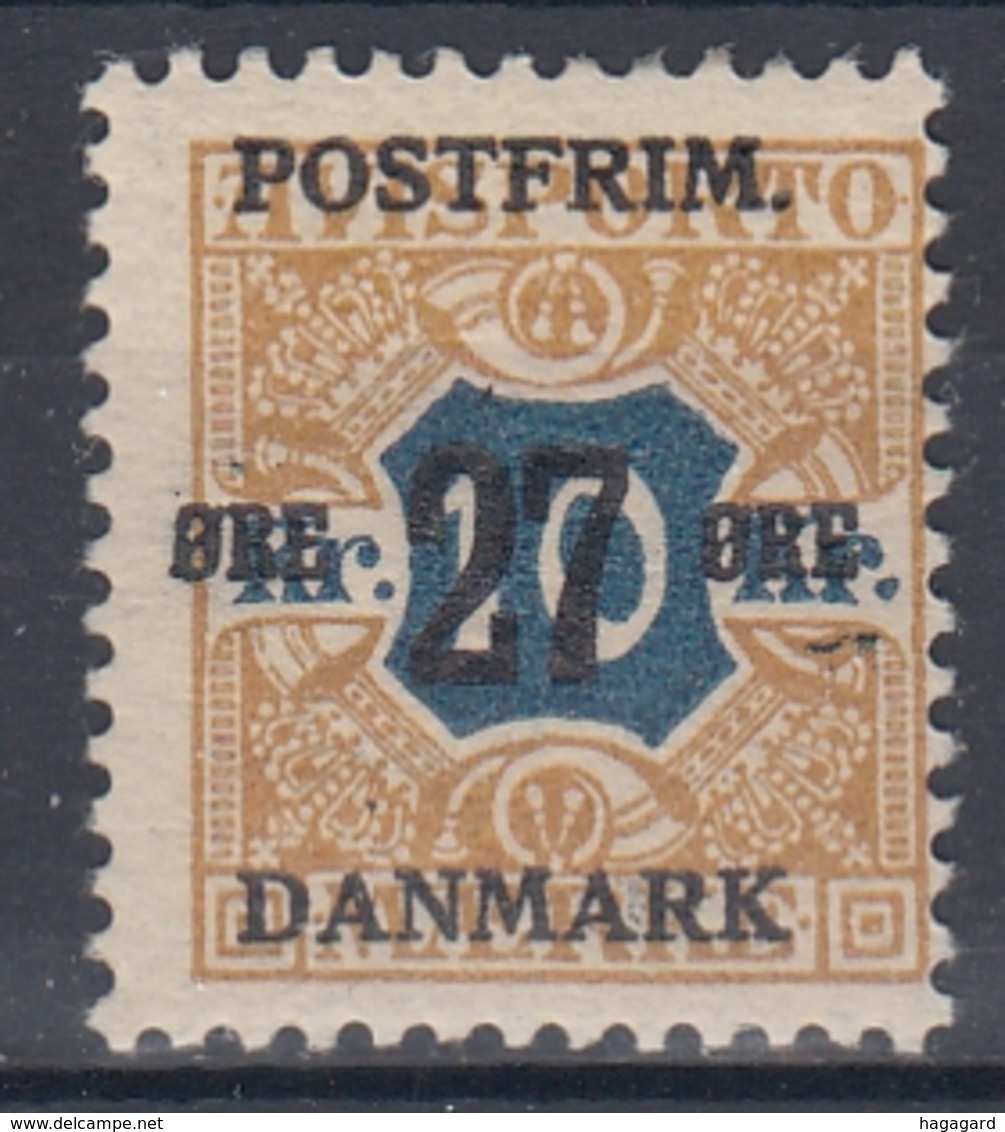 +M294. Denmark 1918. Surprinted Due Stamps. Michel 96. MNH(**) - Ungebraucht