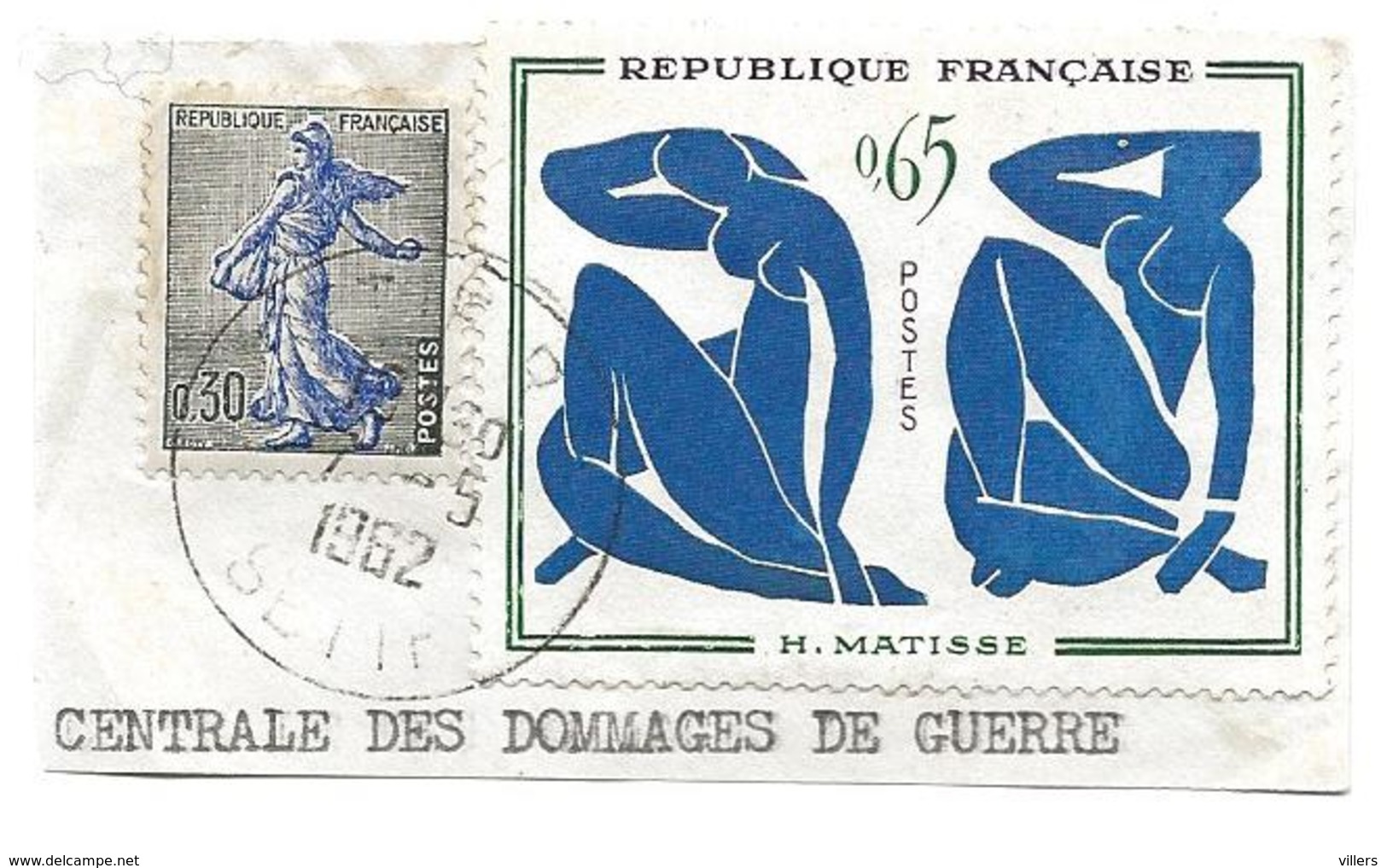 1958/1962 DEPARTEMZNT FRANCAIS En ALGERIE Timbre Obl  1320 + 1234 A  SETIF - Gebruikt