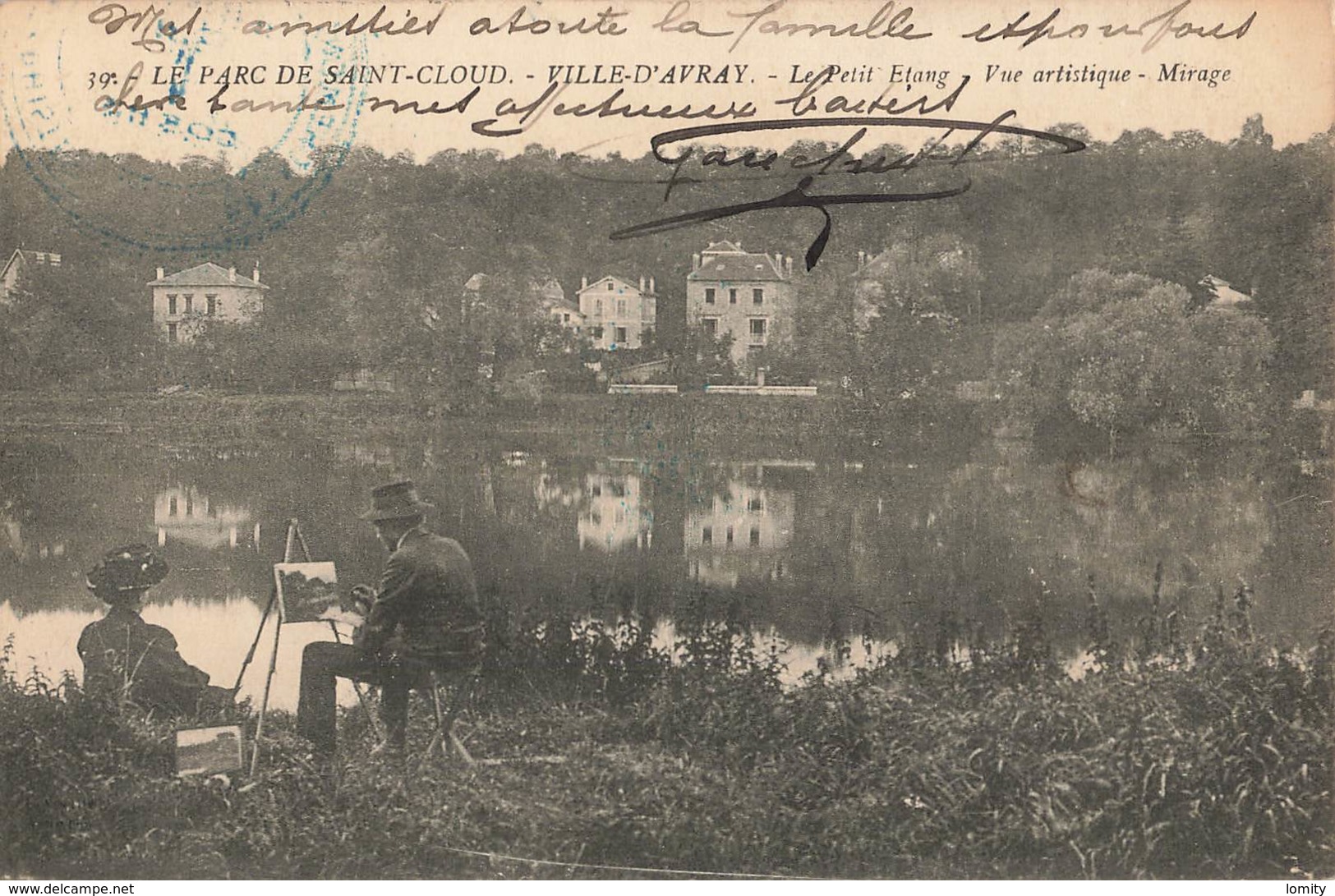 Marcophilie Cachet Guerre 1914 1918 Détachement De Sapeurs Télégraphistes Armée T Corps Cachet Octobre 1914 - Guerre De 1914-18