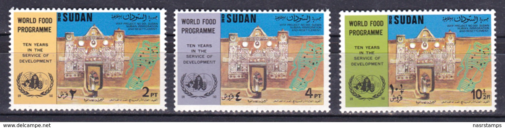 Sudan - 1973 - ( World Food Program, 10th Anniversary ) - Complete Set - MNH (**) - Contre La Faim