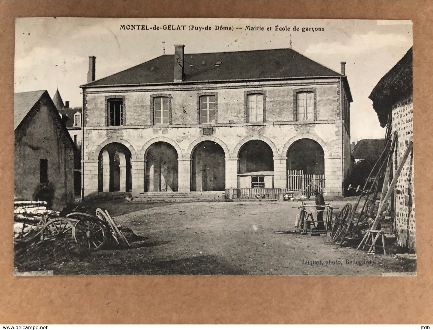 Montel De Gelat Mairie Et Ecole De Garçons  Puy De Dôme 63 - Autres & Non Classés