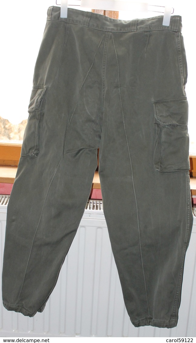 Pantalon Treillis Toile Verte T 84C - Uniformes