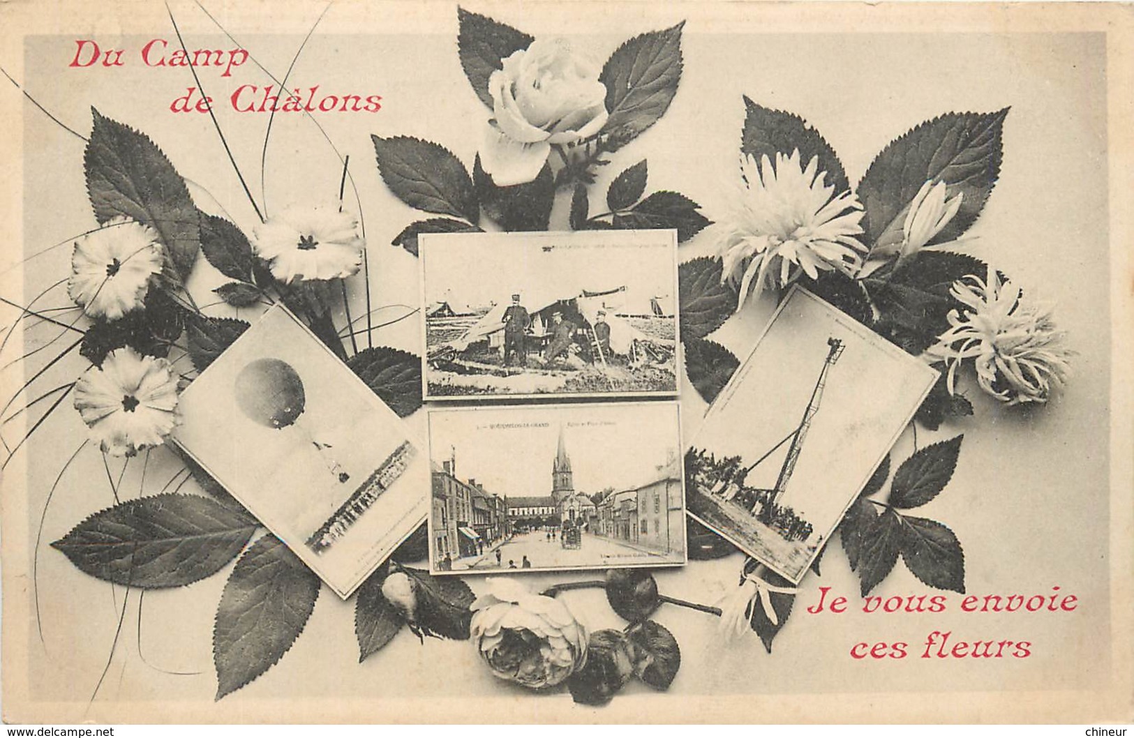 DU CAMP DE CHALONS JE VOUS ENVOIE CES FLEURS - Camp De Châlons - Mourmelon