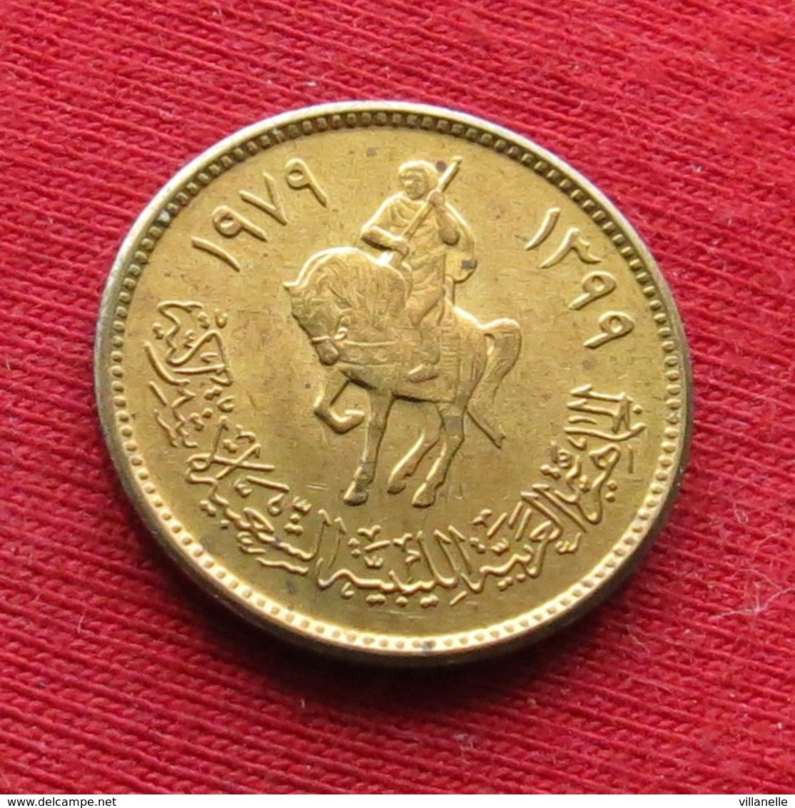 Libya 5 Dirhams 1979 KM# 19 Lt 576 *V2  Libia Libye Libie Lybia - Libië