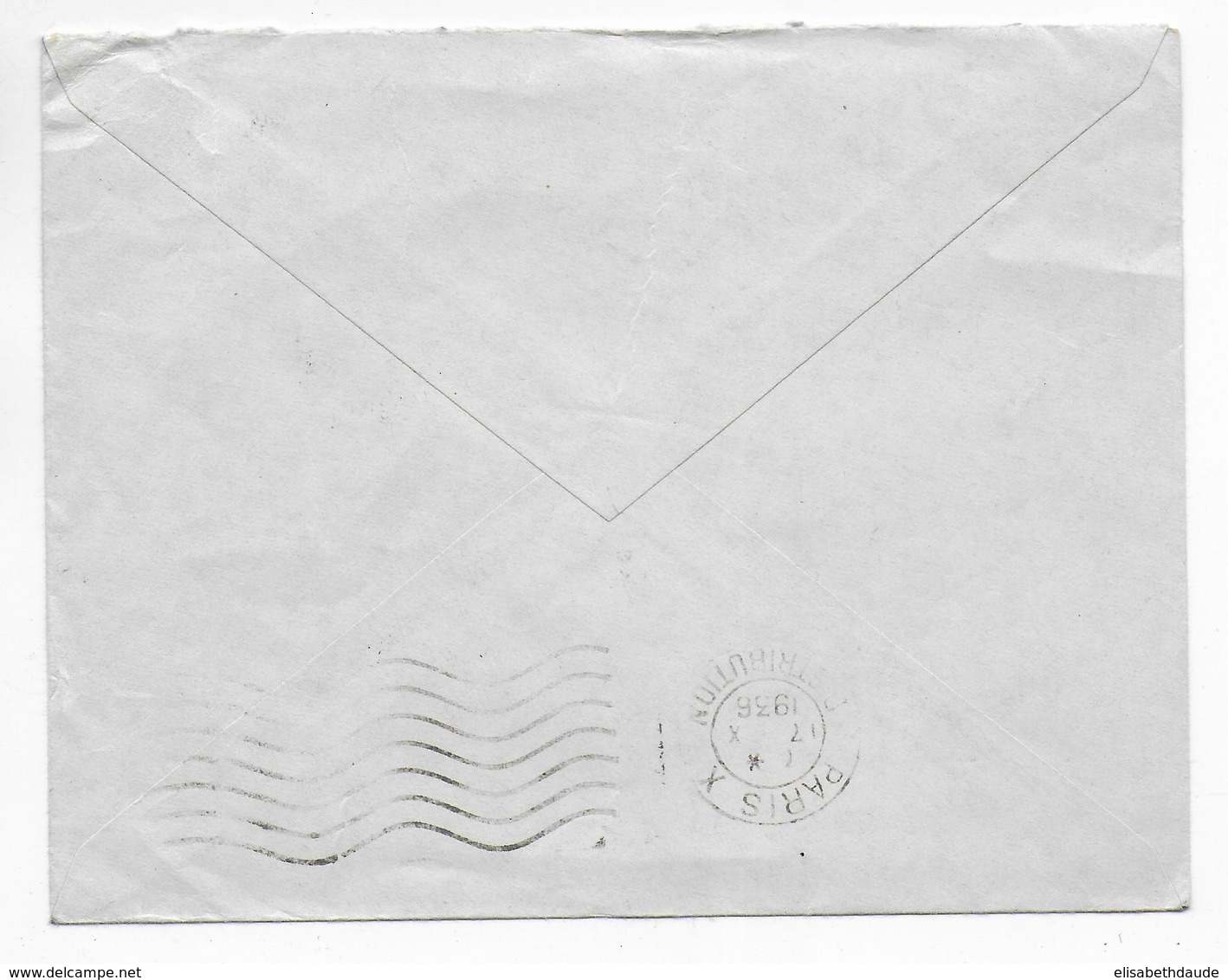 SPM - 1936 - YVERT 147 SEUL Sur ENVELOPPE De ST PIERRE ET MIQUELON => PARIS - Lettres & Documents