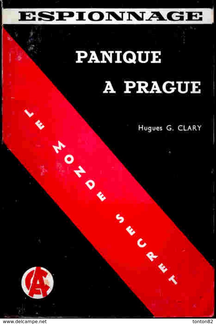 " Le Monde Secret  " Espionnage N° 28 - Panique à Prague - Hugues G. Clary  - ( 1959 ) . - Sonstige & Ohne Zuordnung