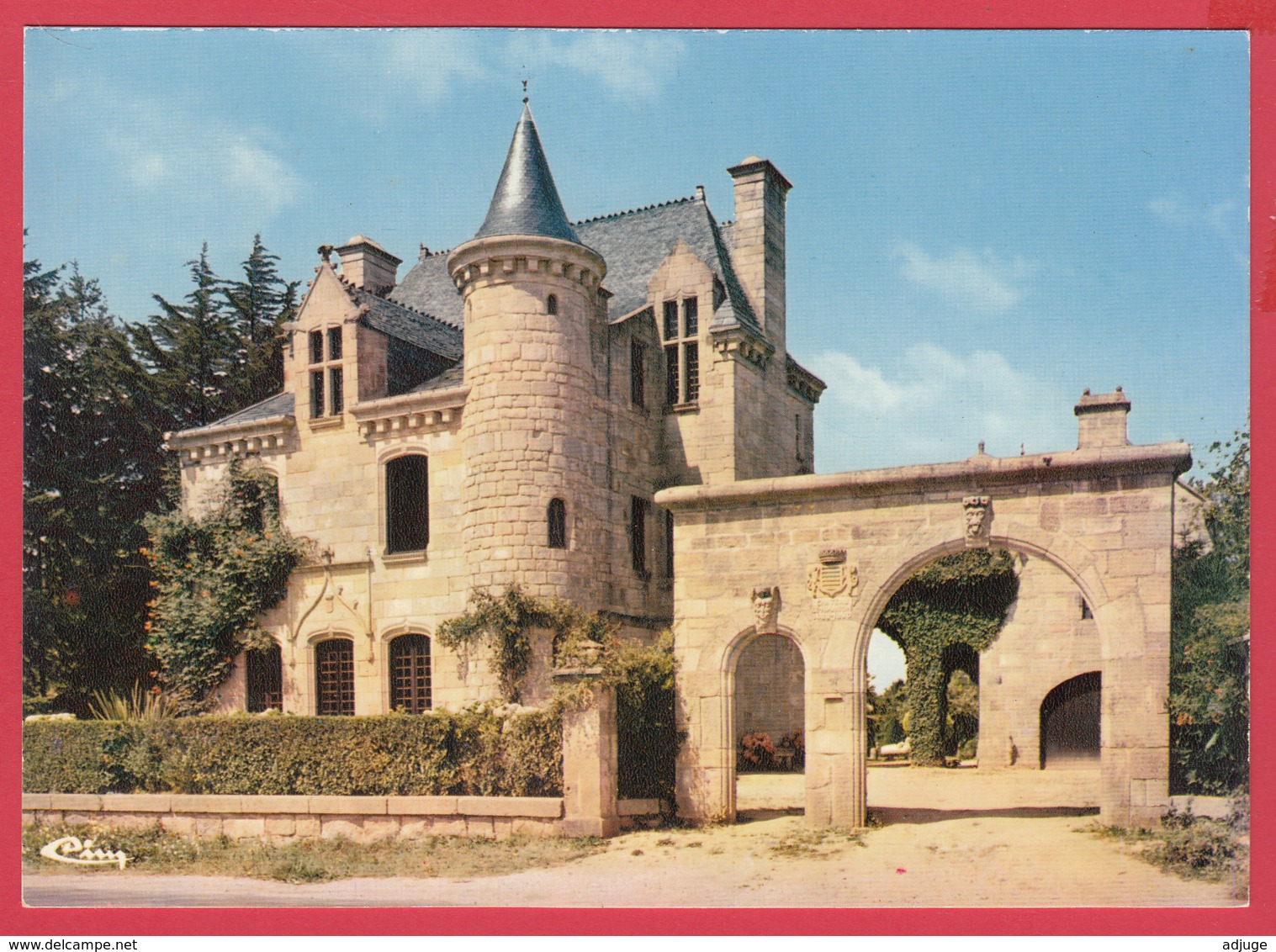 56-PLUVIGNER- Le Château De Rimaison  *SUP* 2 Scans - Pluvigner