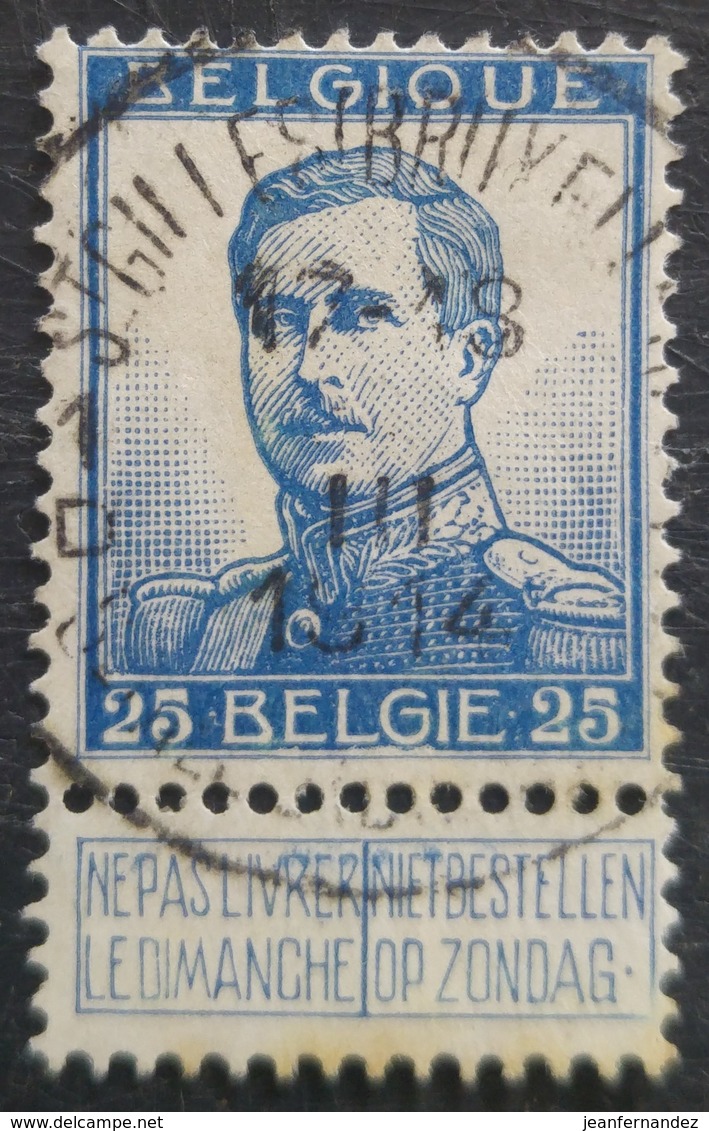 Timbres De Belgique N° 125 - 1912 Pellens